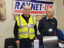 Barry and Phil manning the Grantham rally stand